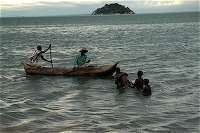 Malawian coffin maker